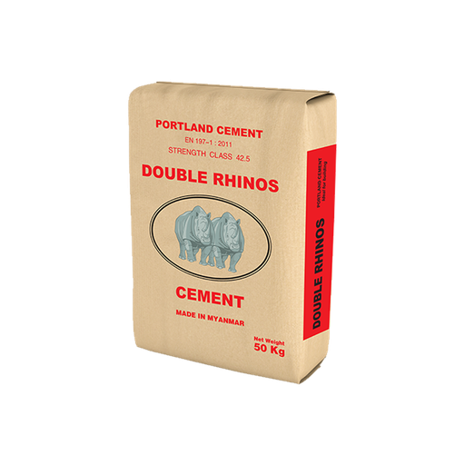 Double Rhinos Portland Cement-Class 42.5 50Kg