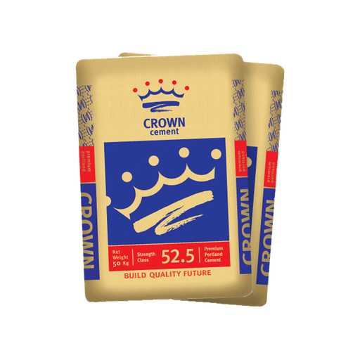 Crown Premium Portland Cement-Class 52.5 50Kg